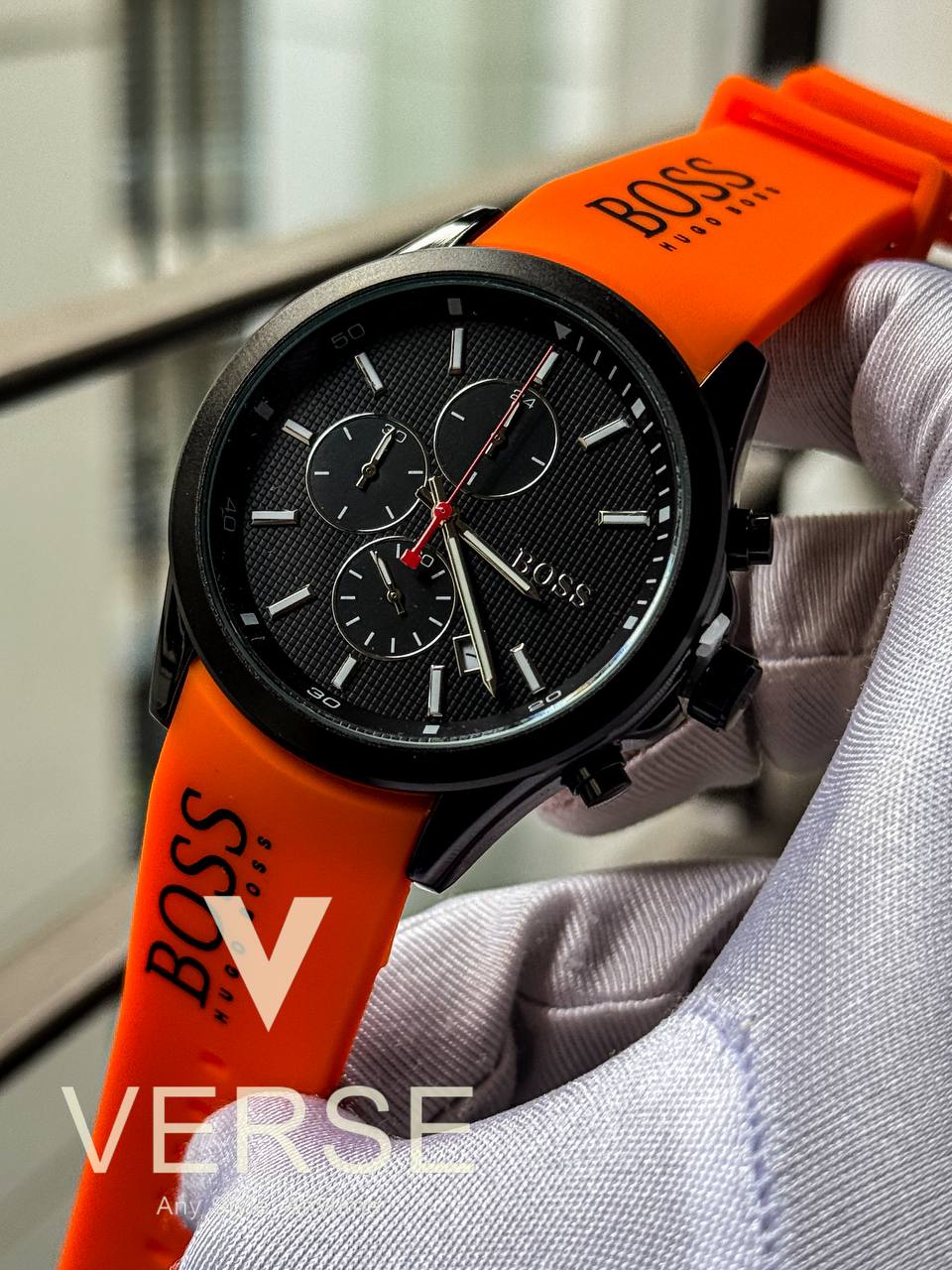 Boss fiber orange belt chrono