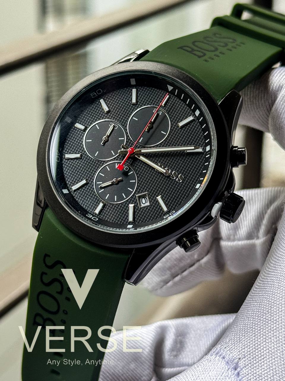 Boss fiber green belt chrono