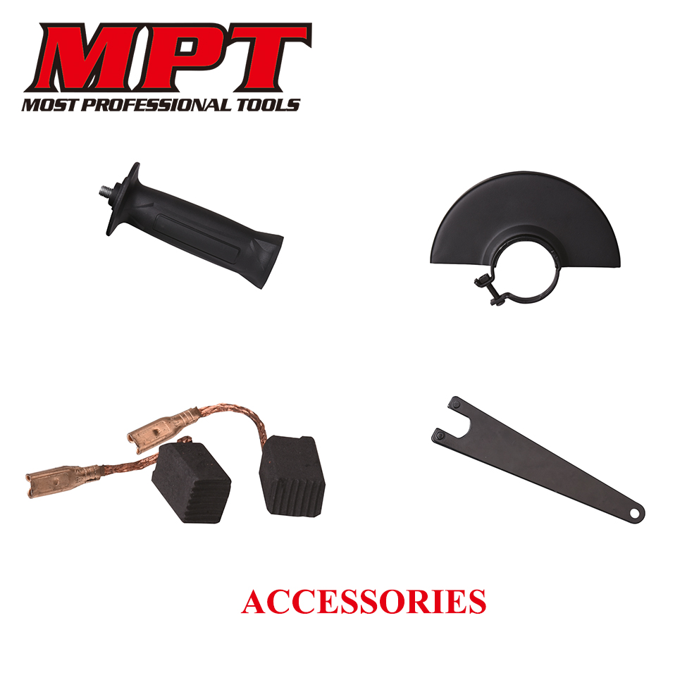 MPT MAG7007 4" Angle Grinder, 700w, 100mm, Rear switch, Model : MAG7007_img_3