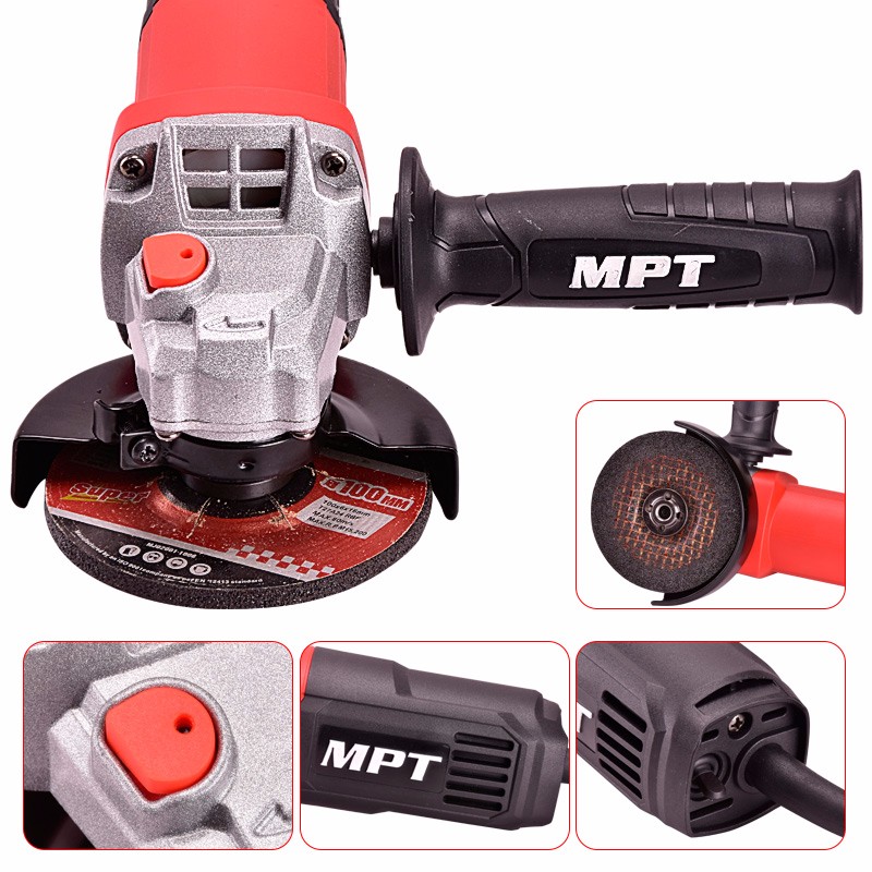 MPT 4" Angle Grinder, 800w, 100mm, Rear switch, Model : MAG7008R_img_6