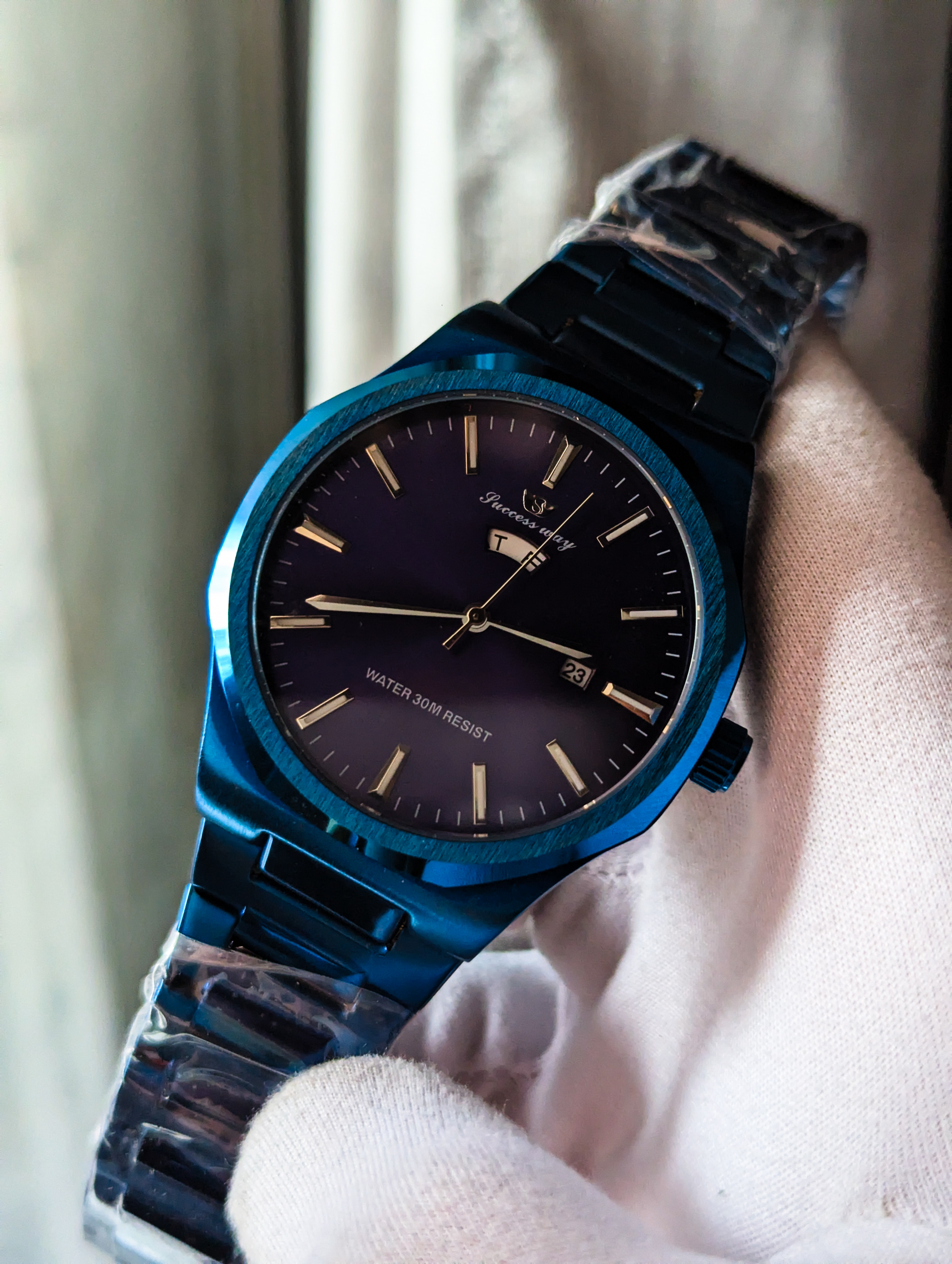 Success Way Blue Quartz Watch_img_1