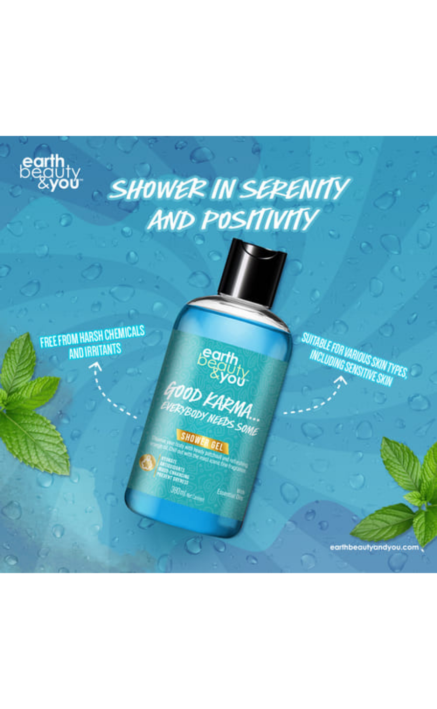 Earth Beauty & You Shower Gel Good Karma-380ml - Image 2