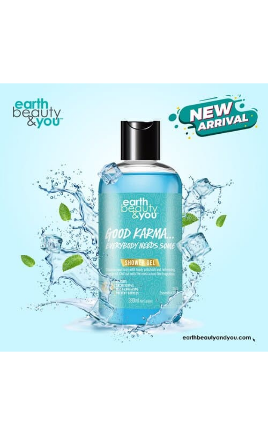 Earth Beauty & You Shower Gel Good Karma-380ml - Image 3