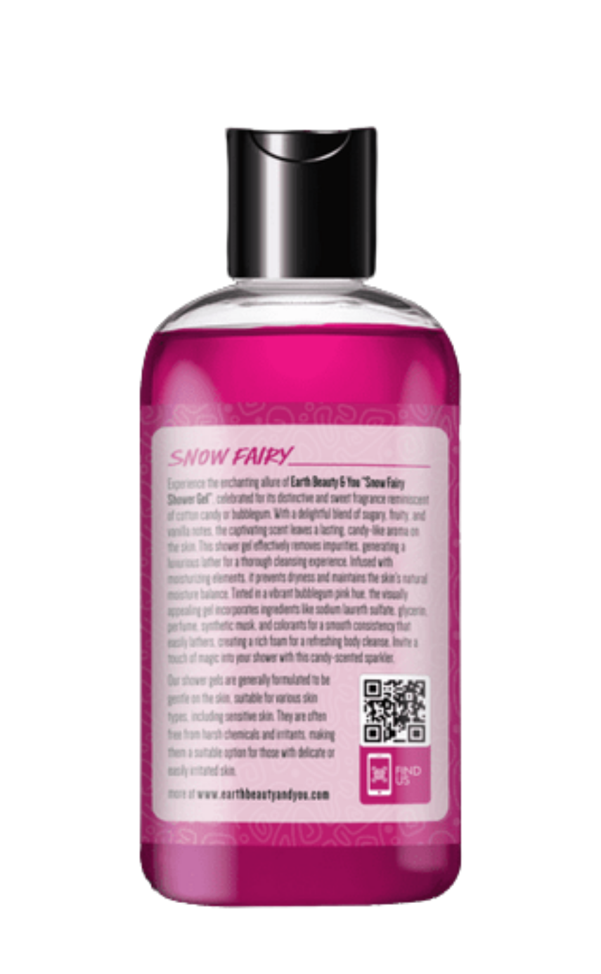 Earth Beauty & You Shower Gel Snow Fairy -380 ml - Image 3