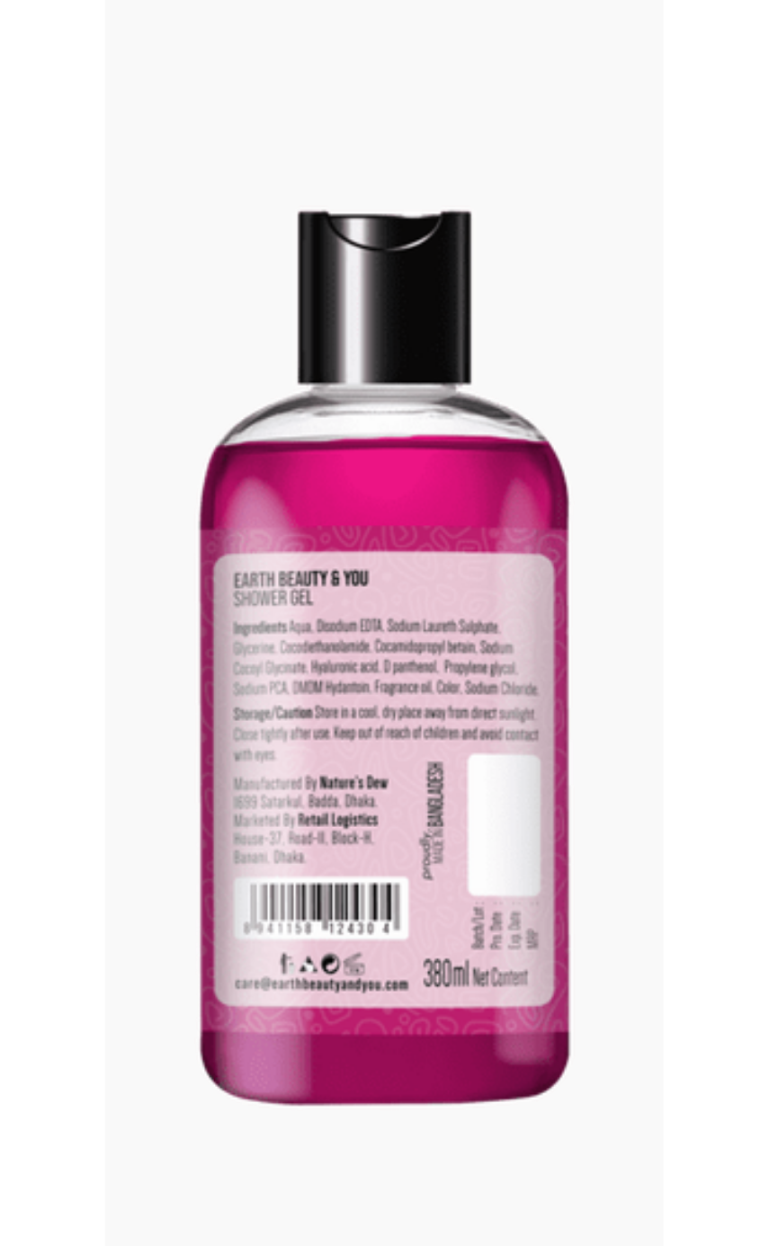 Earth Beauty & You Shower Gel Snow Fairy -380 ml - Image 4