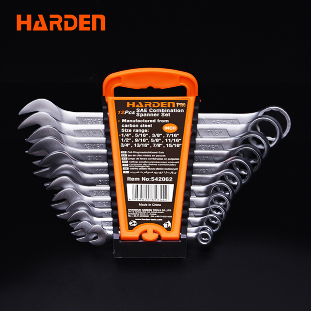 Harden 12pcs Inch system Combination Spanner Set Hand Tool Set For Car Repair 542062_img_1