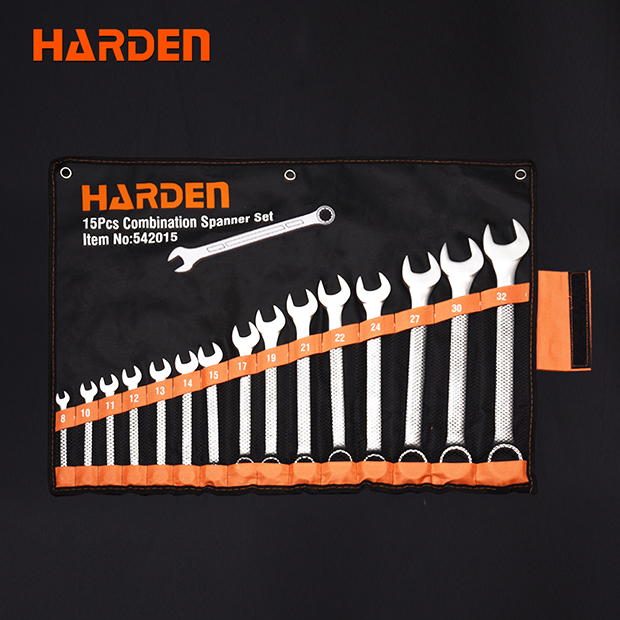 Harden 15Pcs Combination Spanner Set Wrench Set 542015_img_1