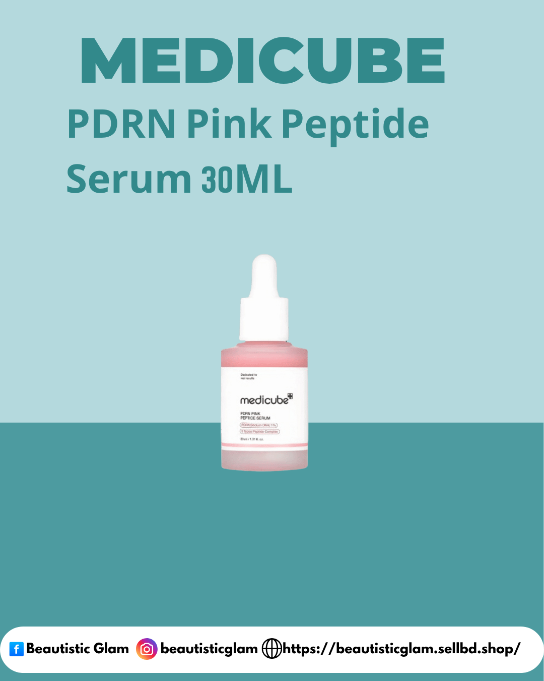 MEDI CUBE PDRN Pink Peptide Serum 30ML