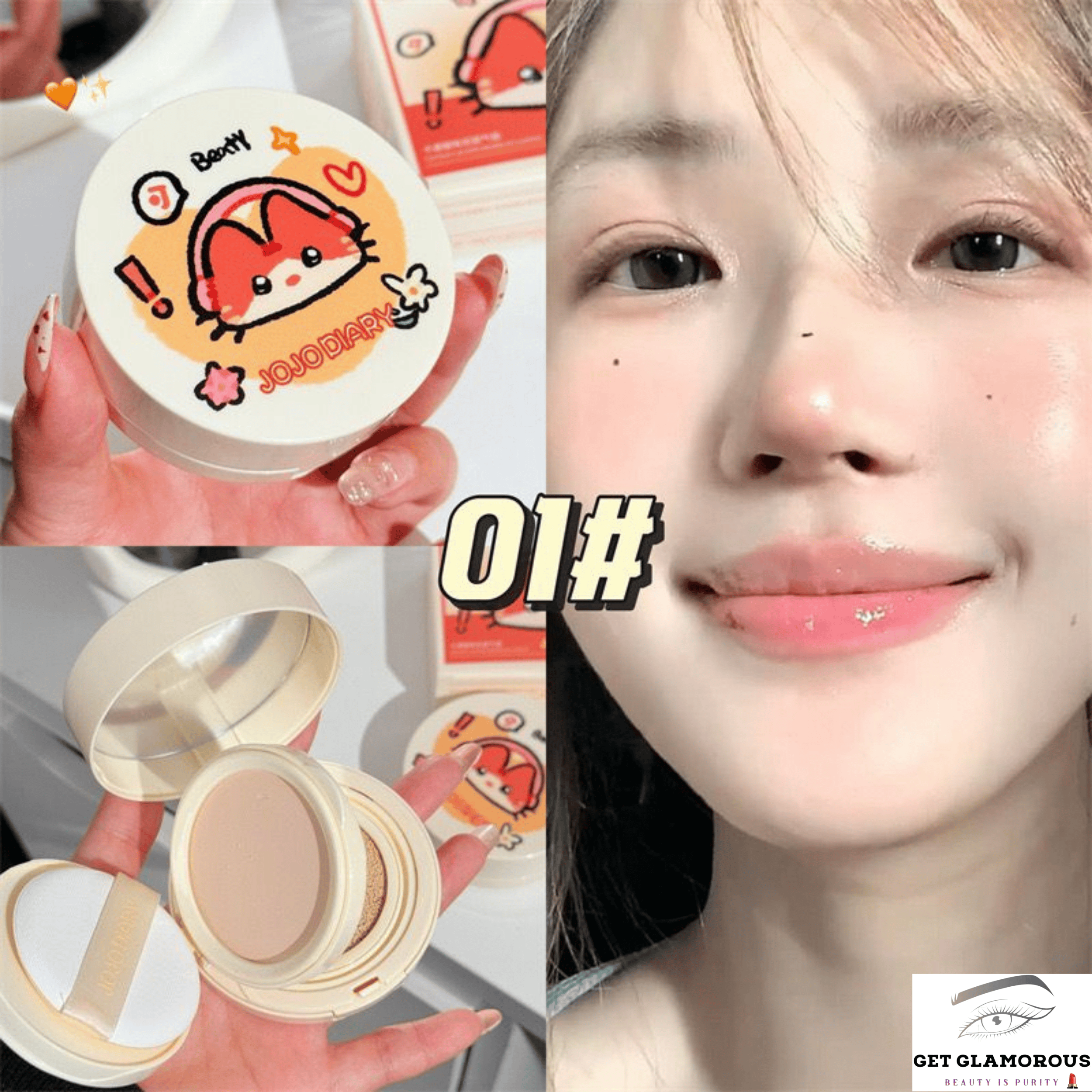 JOJO Diary 2 in 1 Face powder and cushion Foundations