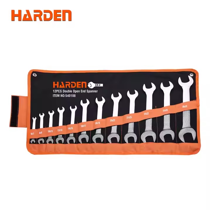 Harden 12Pcs Double Open-end Spanners Set Professional 540108