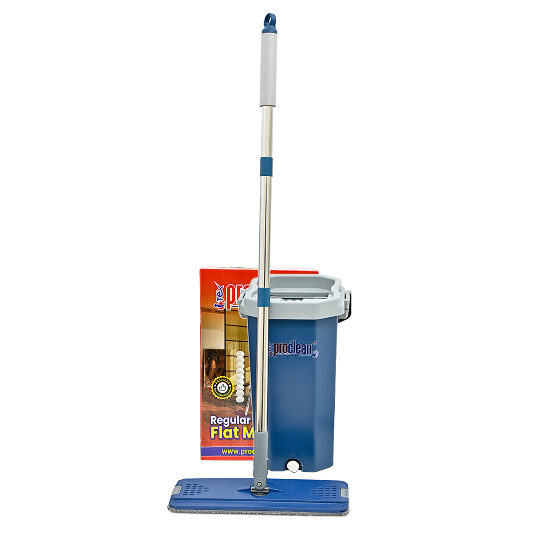Floor Cleaning Regular Flat Mop FM-0629_Turquoise Color_img_1