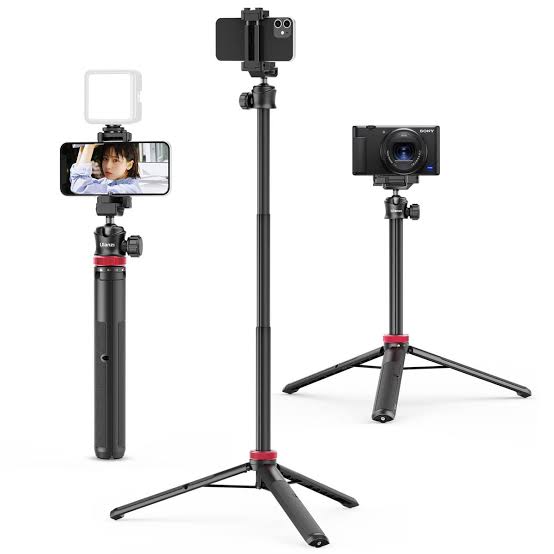 Ulanzi MT-44 Extendable Vlog Tripod With 360° Ball Head (Black)_img_1