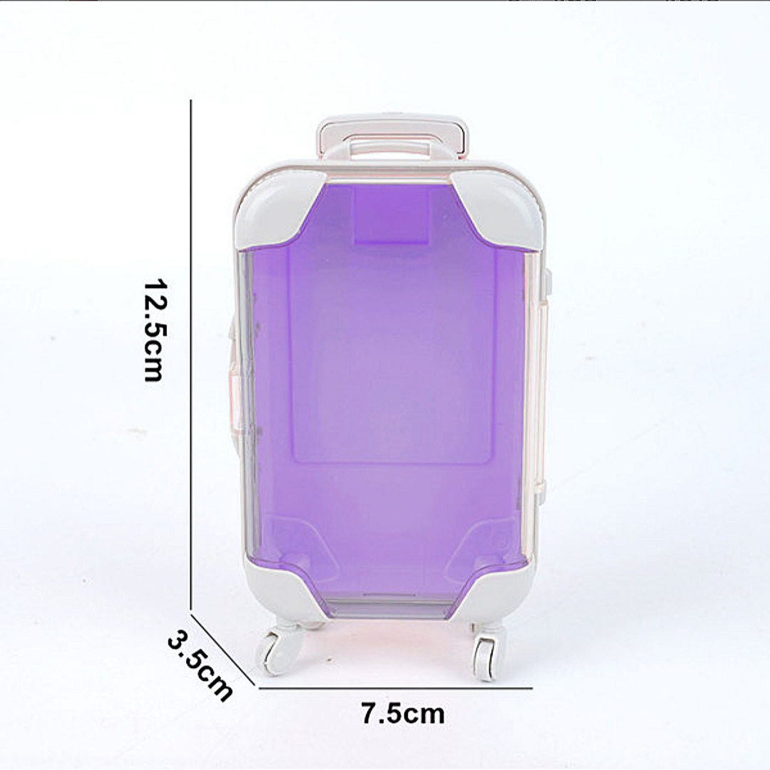 Mini Storage Trolley Luggage Cosmetics Packaging Box_img_4