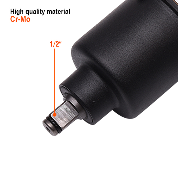 Harden 1/2" Air Impact Wrench Pneumatic Wrench 682006_img_4