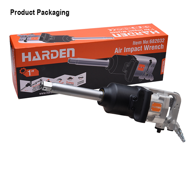 Harden 1" Air Impact Wrench Pneumatic Wrench 1" Square drive 682032_img_4