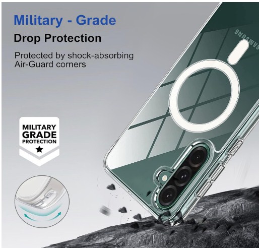 Anti Yellow Samsung Galaxy A56 5g/A36 5g/A55 5g/A35 5G /A05s /S23 /S22+/A05s/A14 4G/5G/A34 5g/A54 Full Hard Case Tranparent Premium LifeTime Warrenty Phone Case_img_1