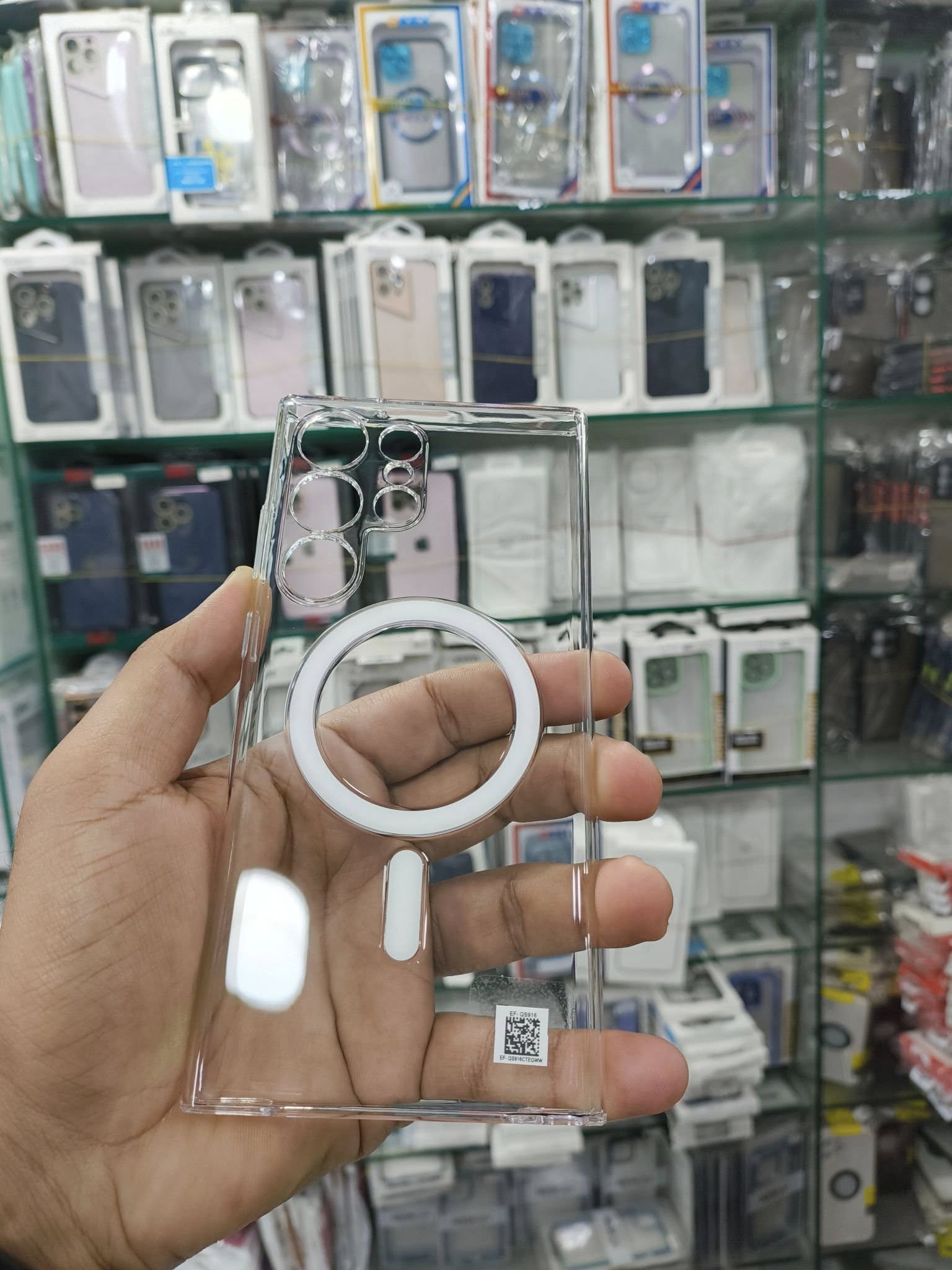 Samung Galaxy S23 ULTRA / Samung Galaxy S24 ULTRA / Samung Galaxy S25 ULTRA Phone Cover IC Case With Anti Yellow Magsafe Working_img_2