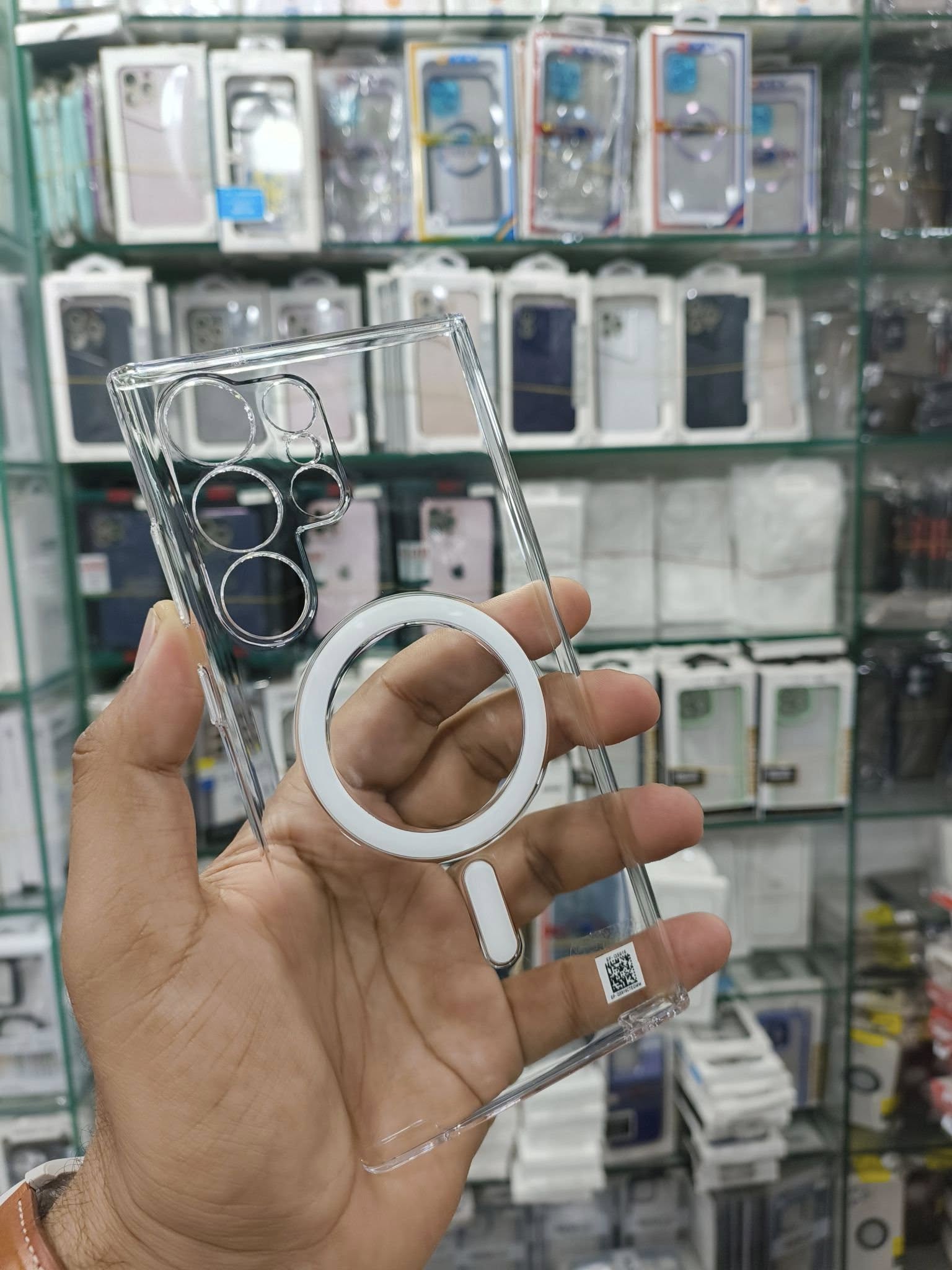 Samung Galaxy S23 ULTRA / Samung Galaxy S24 ULTRA / Samung Galaxy S25 ULTRA Phone Cover IC Case With Anti Yellow Magsafe Working_img_3