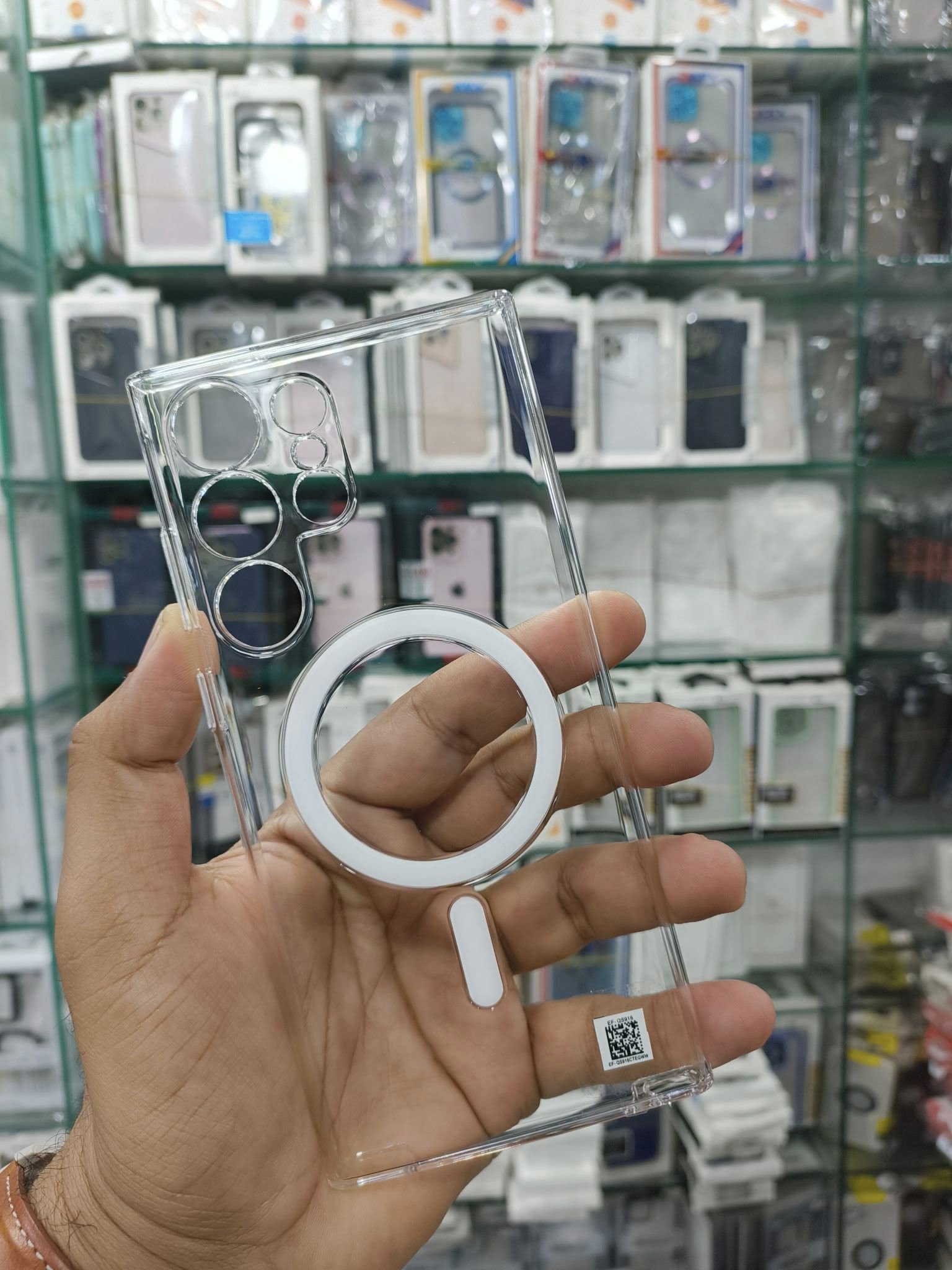 Samung Galaxy S23 ULTRA / Samung Galaxy S24 ULTRA / Samung Galaxy S25 ULTRA Phone Cover IC Case With Anti Yellow Magsafe Working_img_4