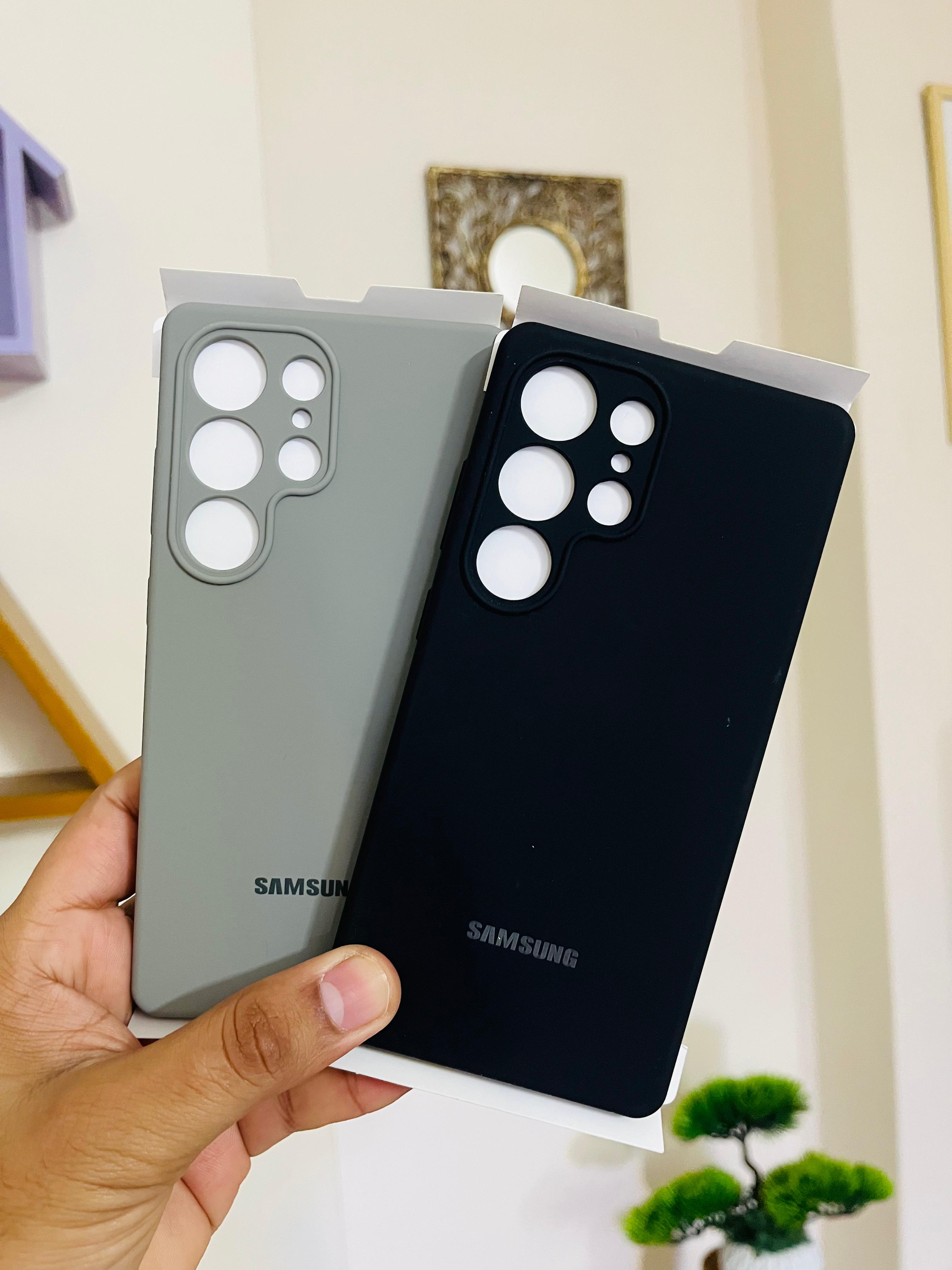 Official Silicone Case Soft Premium For Samsung Galaxy S22 ULTRA Premium Liqiued Silicone Phone Cover_img_2