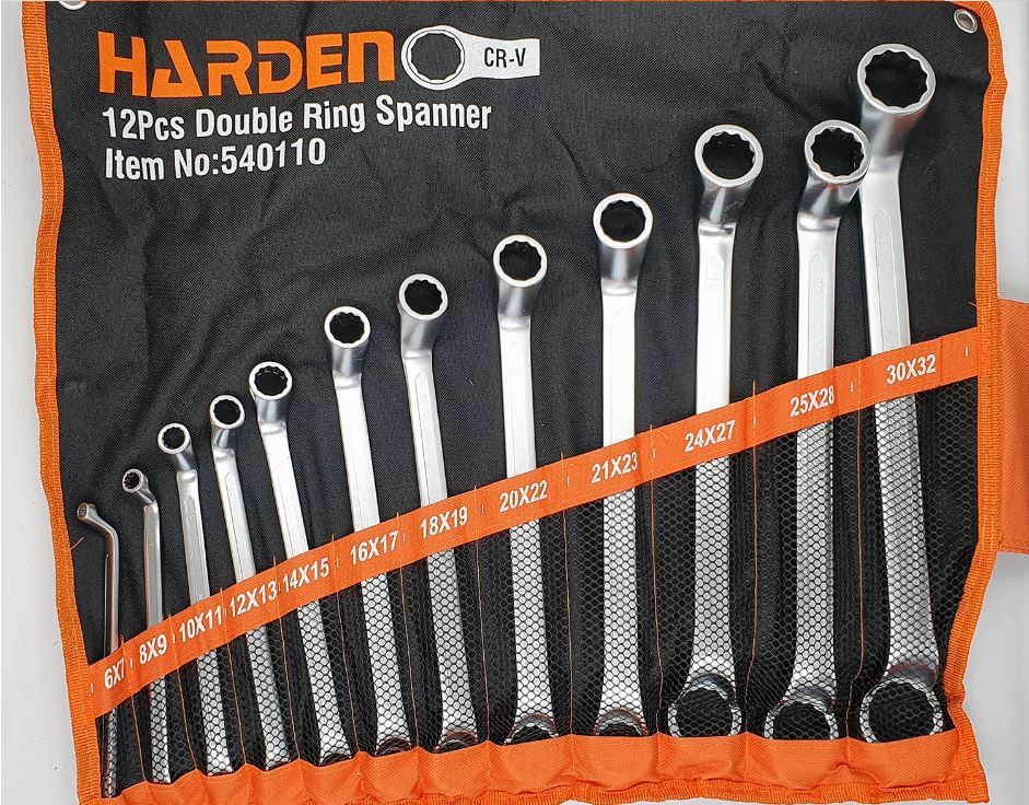 Harden 12Pcs Double Ring Spanner Set 6-32 mm 540110_img_3