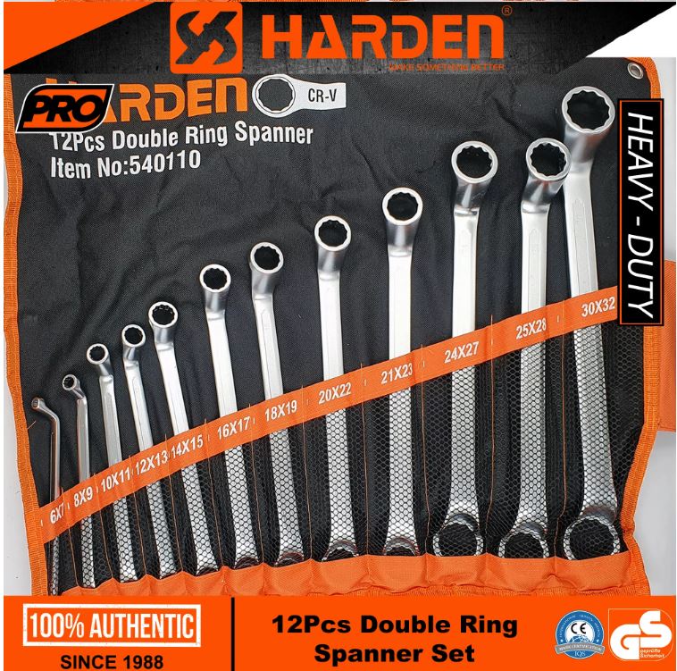 Harden 12Pcs Double Ring Spanner Set 6-32 mm 540110_img_4