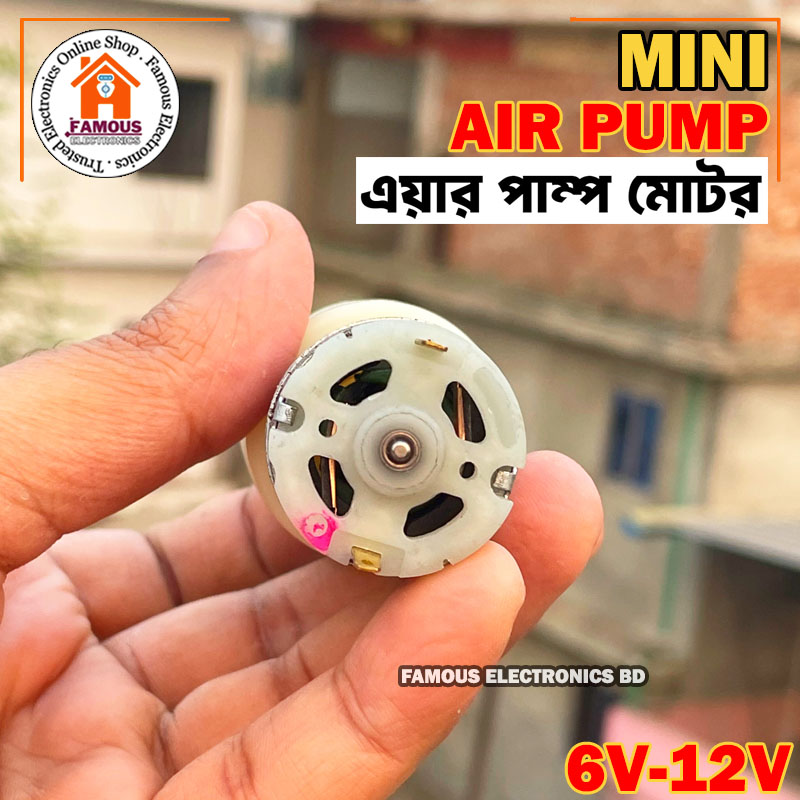 Air Pump DC 12V Mini Air Pump High Pressure Large Capacity Low Noise_img_1