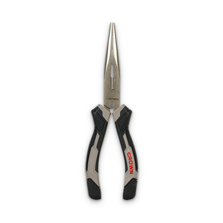 CROWN Professional Long nose plier, ( 6" | 8" ), CR-V, Polishing after blackening; CPHPL-LNA06_img_6