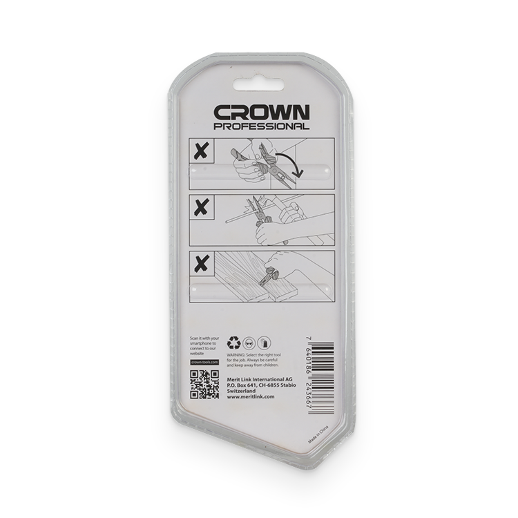 CROWN Professional Long nose plier, ( 6" | 8" ), CR-V, Polishing after blackening; CPHPL-LNA06_img_7