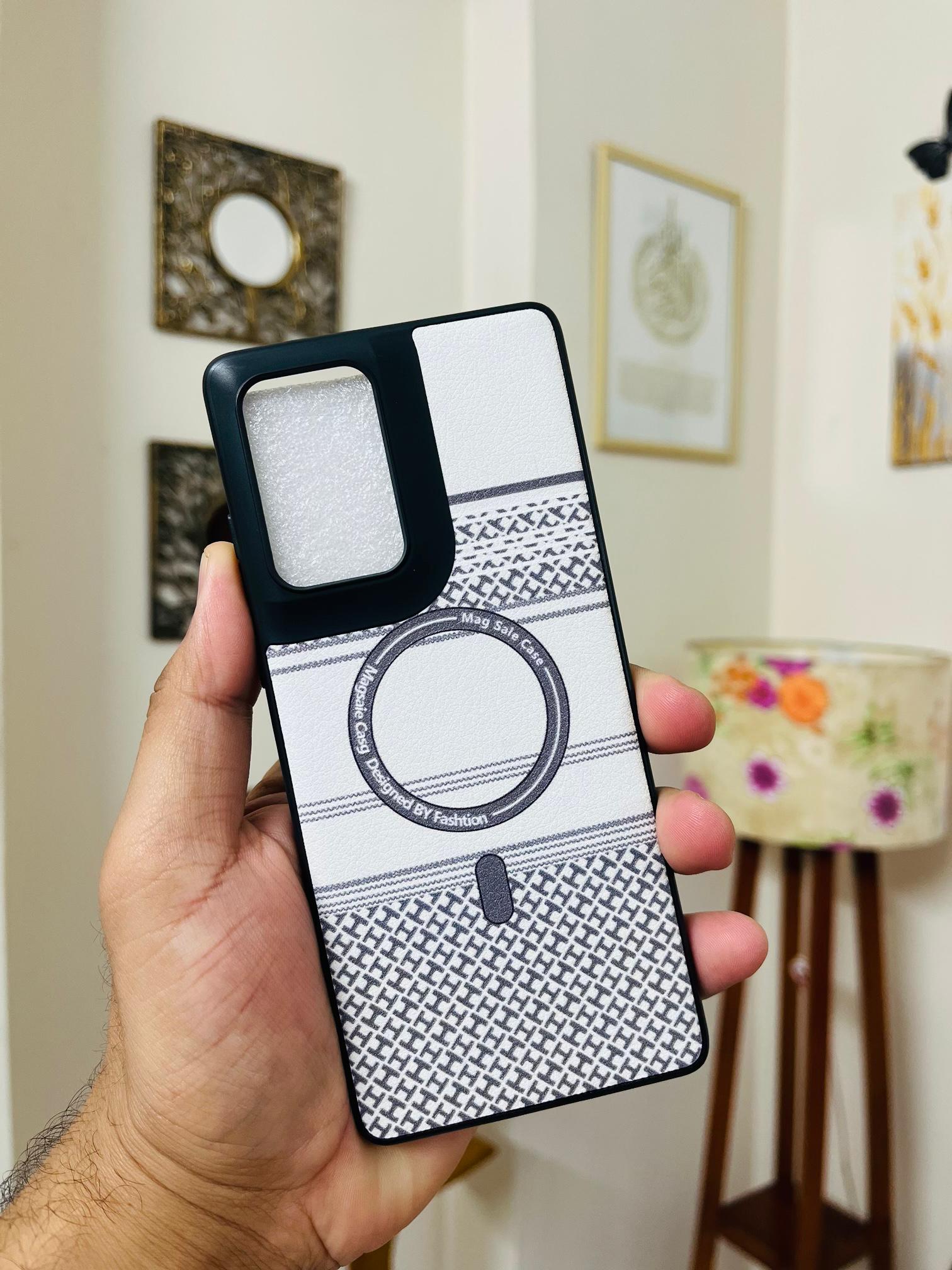 Motorola Edge 50 Fusion Back Cover Leather Finished Premium Case