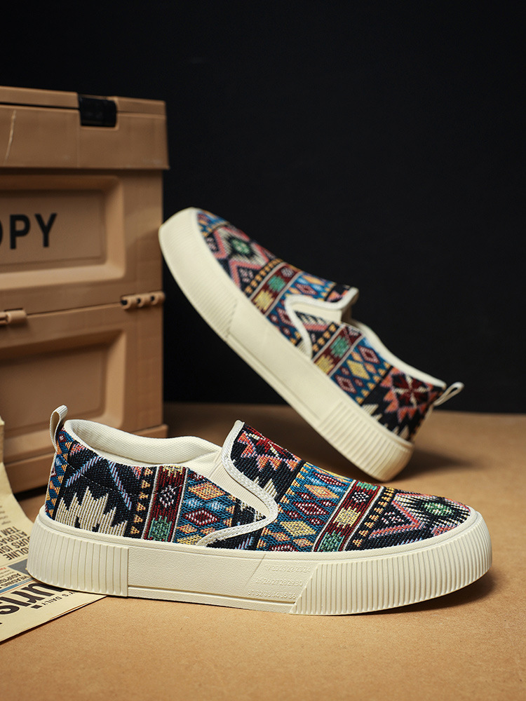 Men's Canvas Casual Slip-on Loafers_img_3