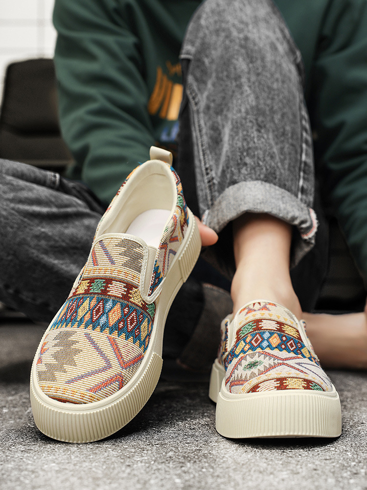 Men's Canvas Casual Slip-on Loafers_img_5