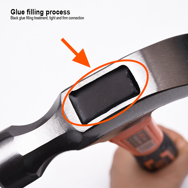 HARDEN 16oz Claw Hammer, 500gm, Fiberglass Handle; 590215_img_4