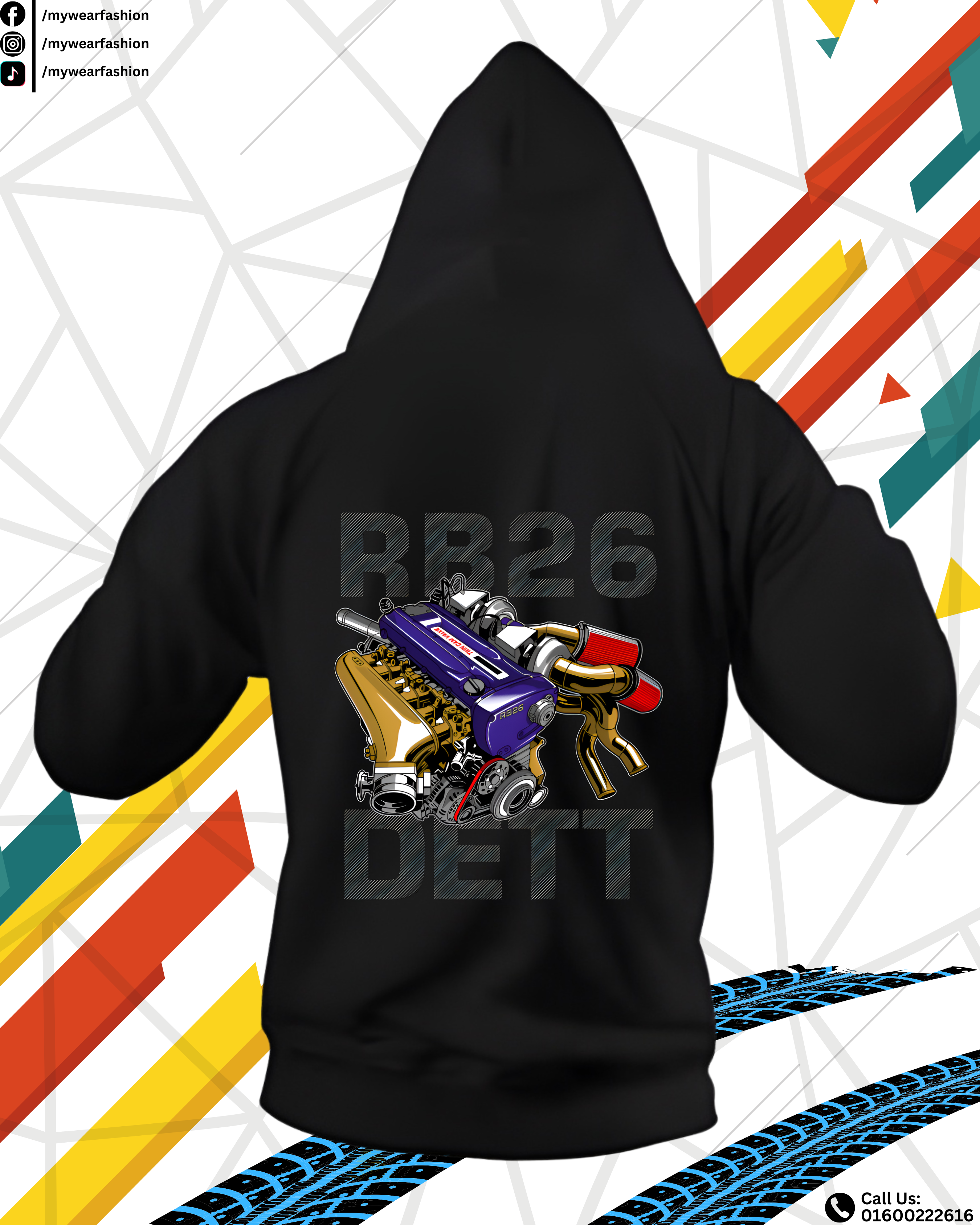 Nissan RB26 Premium Oversized Hoodie_img_0