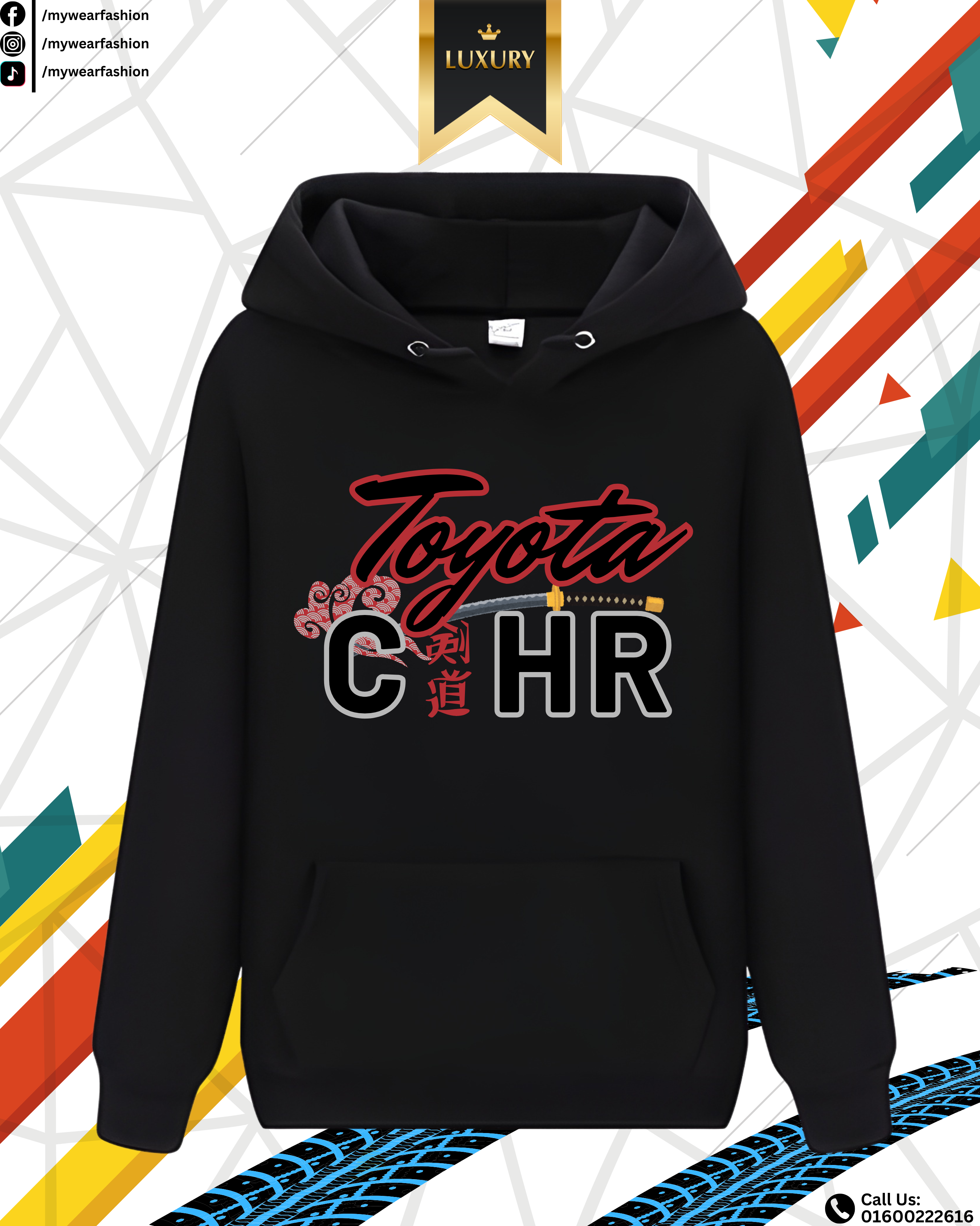 Toyota CHR Premium Oversized Hoodie_img_2