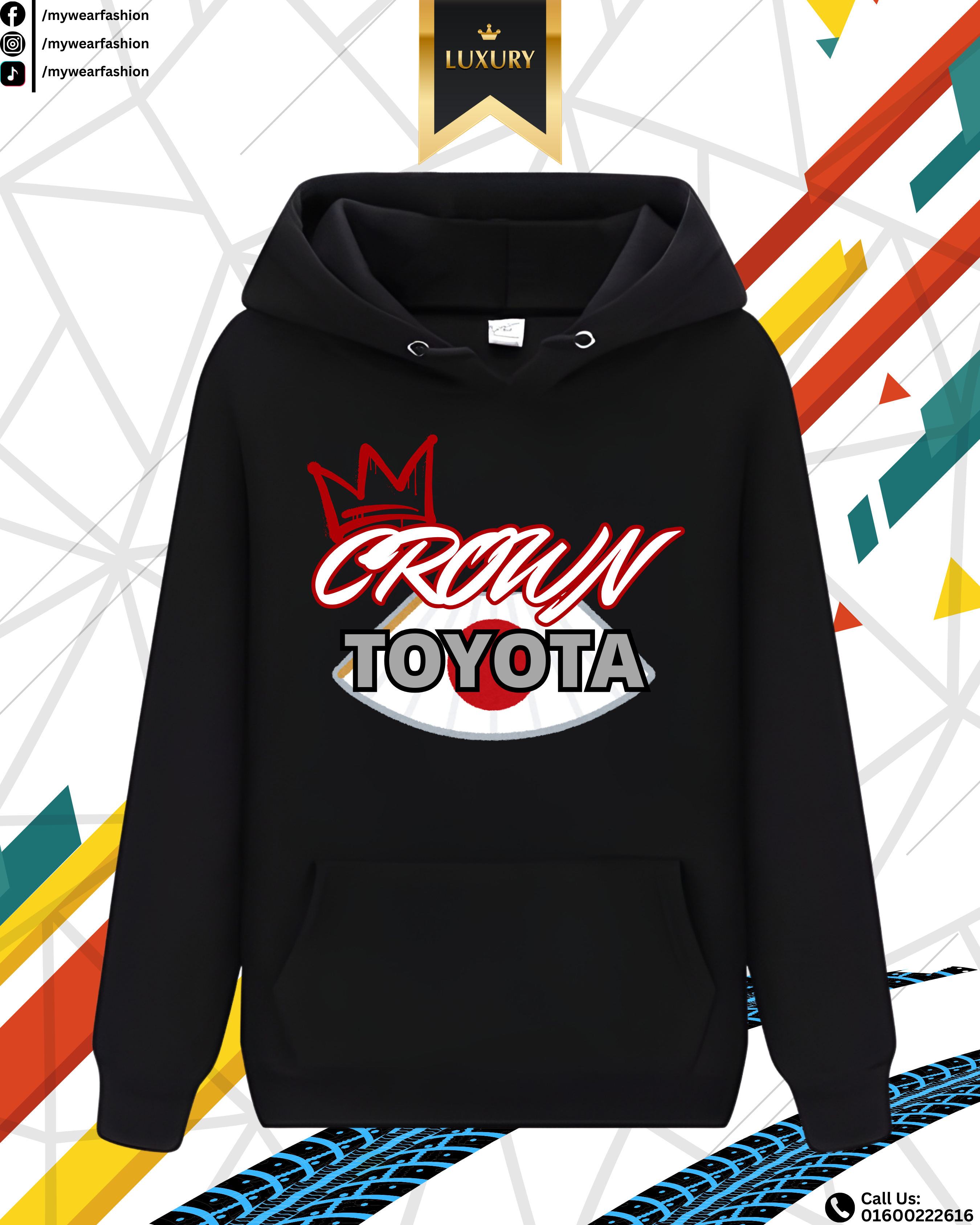 Toyota Crown RS Premium Oversized Hoodie_img_2