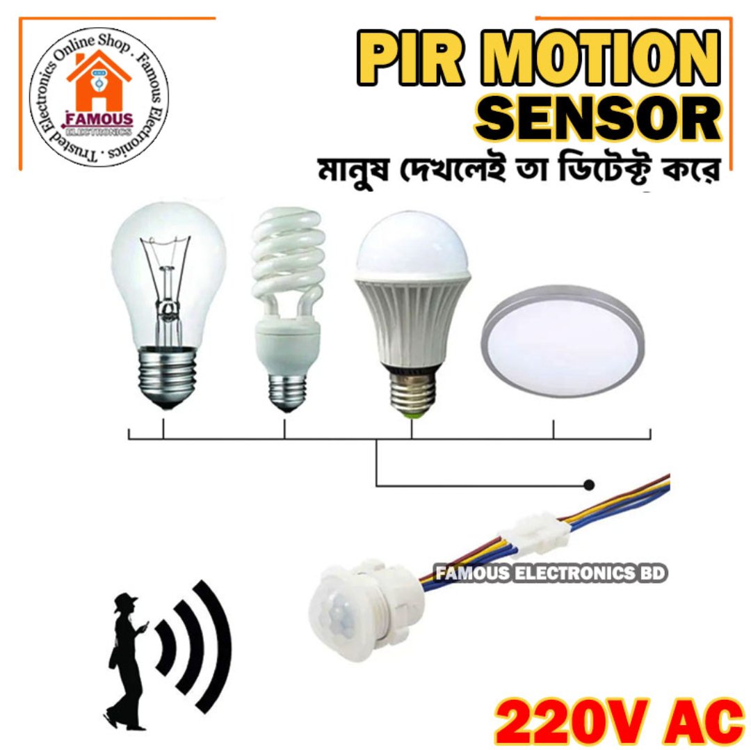 PIR Infrared Motion Sensor Switch 110/220V Auto on Off Light Switch PIR Sensor Detector Light Switch Led Sensitive Night Lamp PIR Infrared Motion Sensor Switch 110/220V Auto on Off Light Switch PIR Sensor Detector Light Switch Led Sensitive Night Lamp_img_4