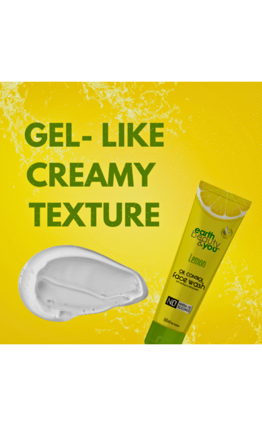 Lemon Oil Control Face Wash-100ml - Image 4