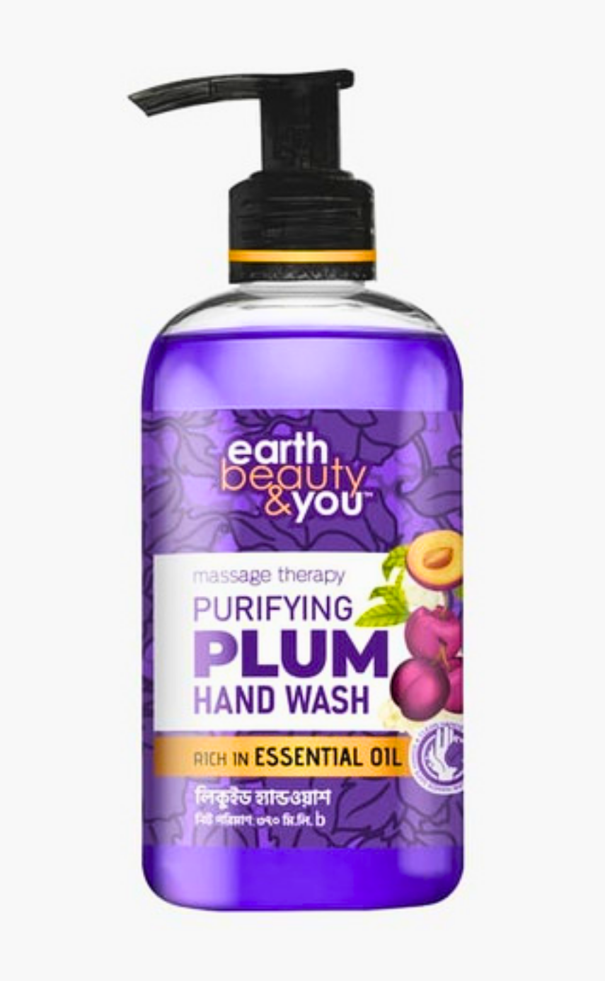 Earth Beauty & You Purifying Plum Hand Wash -370 ml - Image 1