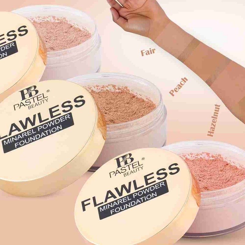 Pastel Beauty Flawless Mineral Powder Foundation (PEACH)_img_1