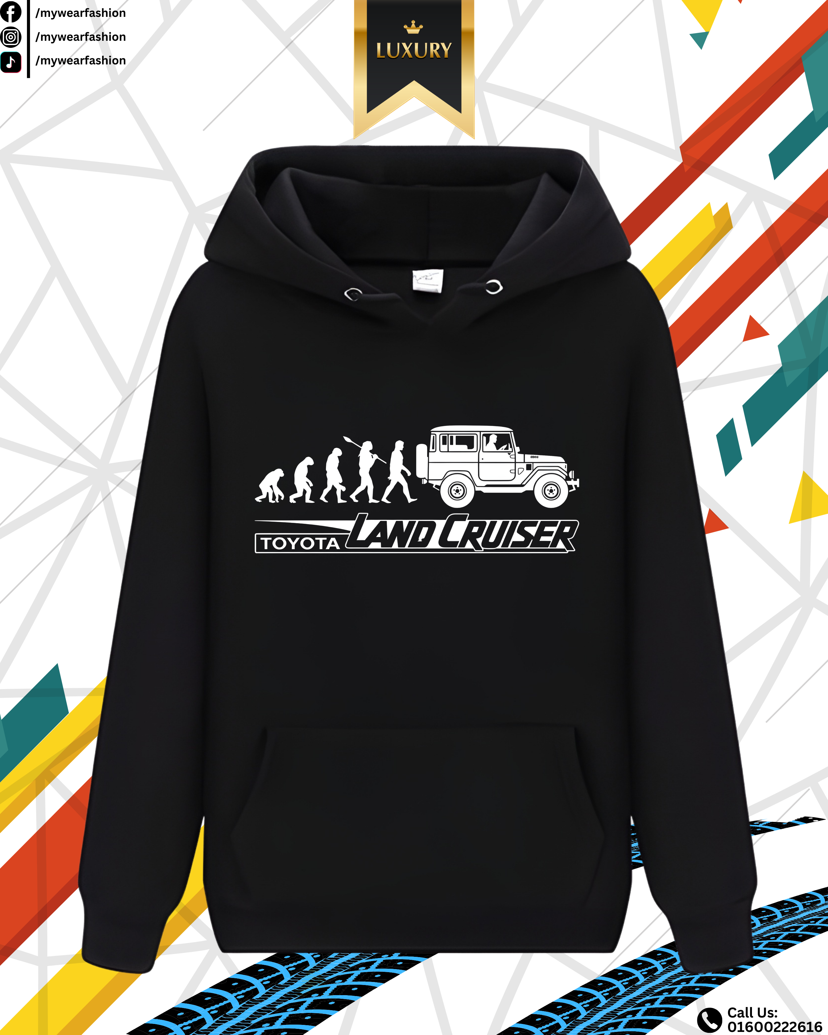 Toyota Land Cruiser Premium Oversized Hoodie_img_2