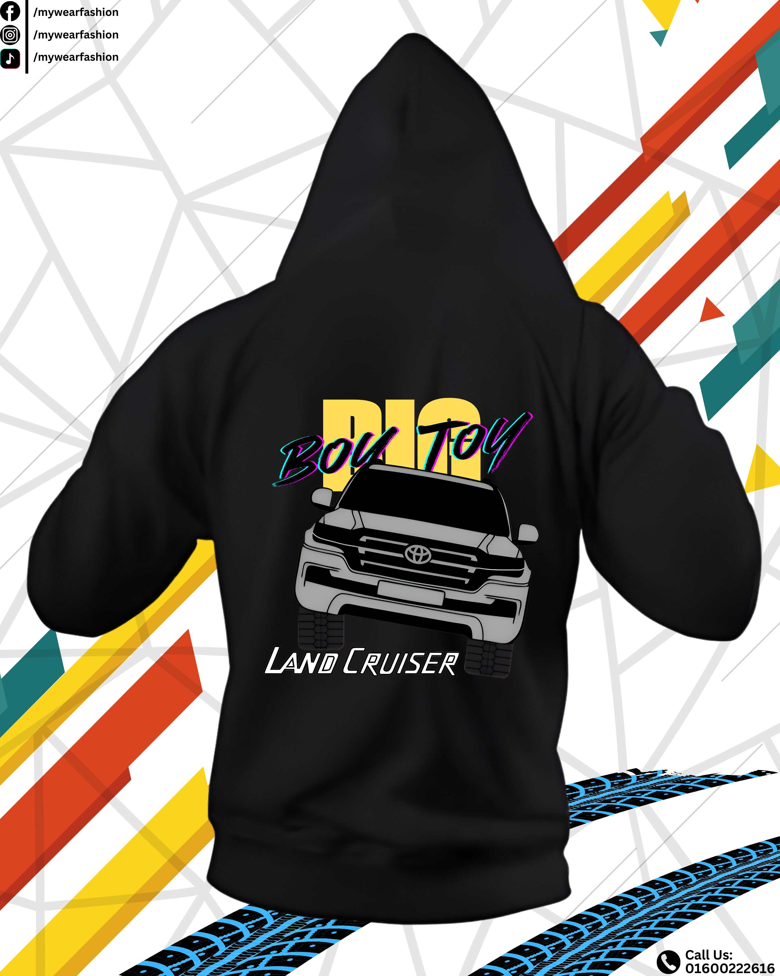 Toyota Land Cruiser Premium Oversized Hoodie