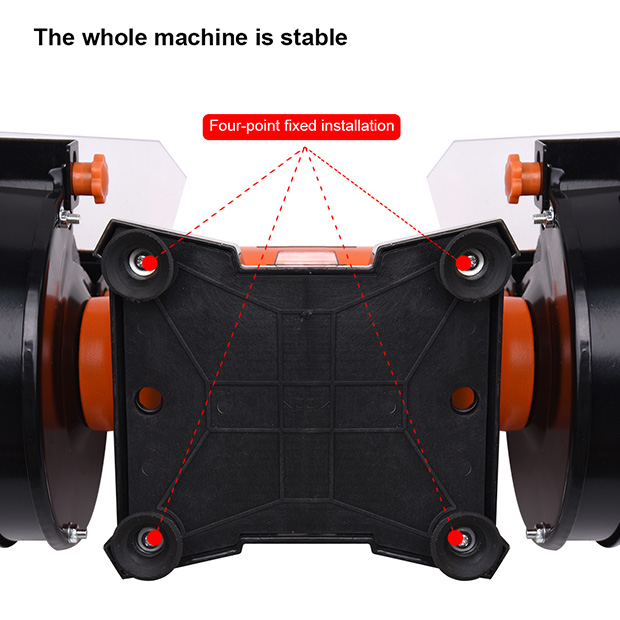 Harden 6" (150mm) Bench Grinder 150W (150X16X12.7mm) Model No: 753606_img_6