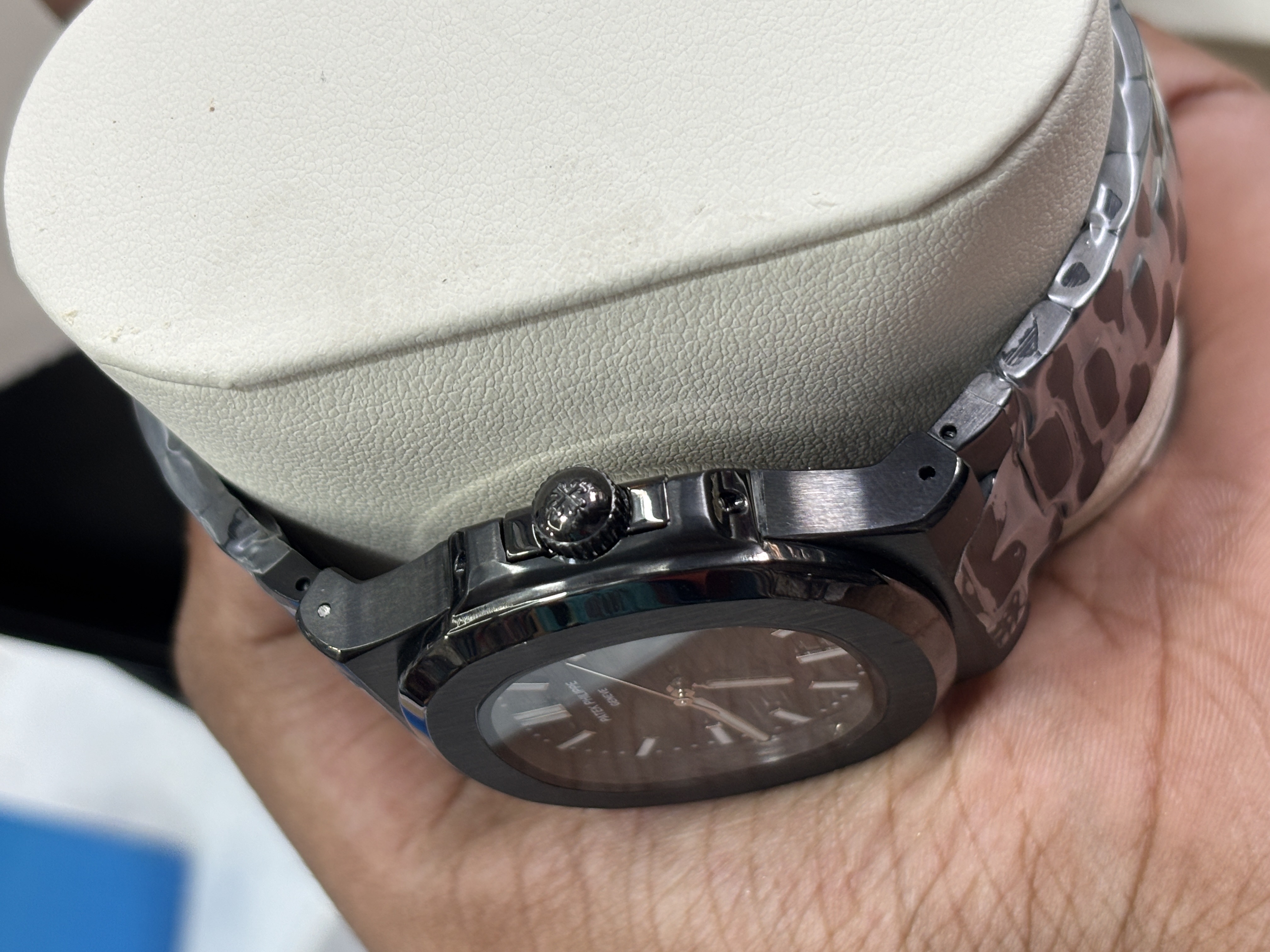 AAA copy)( Patek Philippe Nautilus,Black_img_2