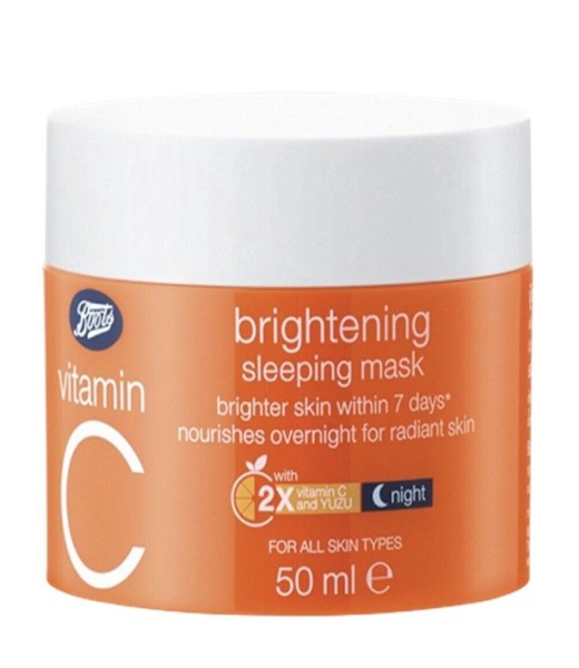 Boots Vitamin C Brightening Sleeping Mask 50ml (Night Cream_img_0