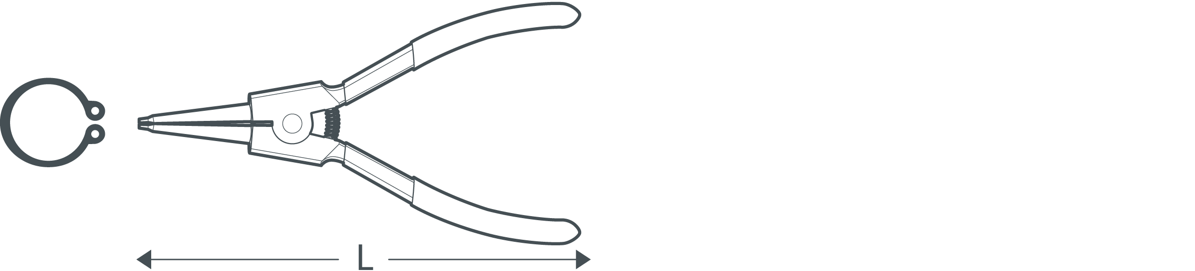 CROWN 7" Professional External Circlip Plier ( Straight Nose | Bent Nose ), CPHPL-ESA07 | CPHPL-EBA07_img_6