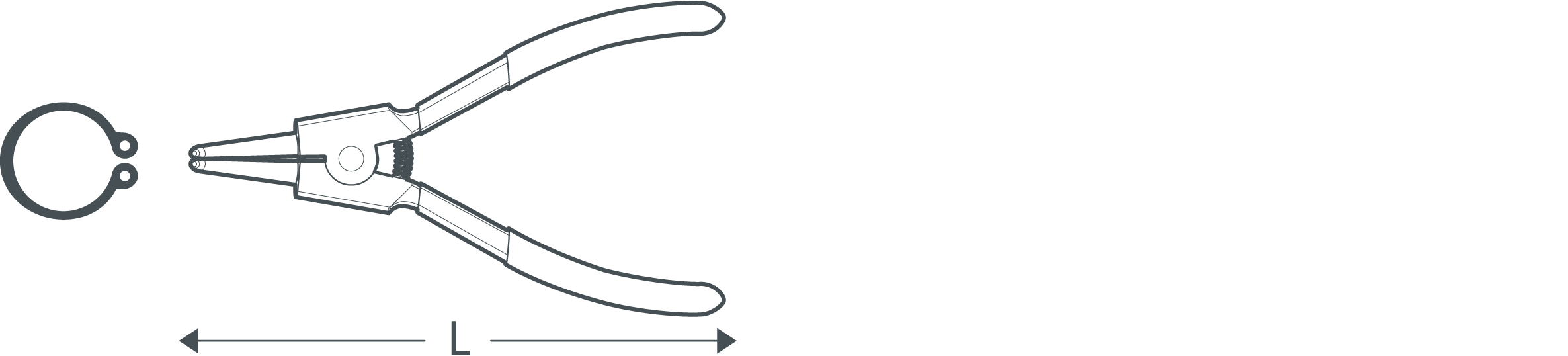CROWN 7" Professional External Circlip Plier ( Straight Nose | Bent Nose ), CPHPL-ESA07 | CPHPL-EBA07_img_9