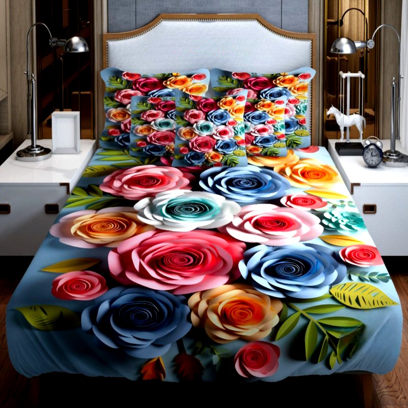 China Premium 3D Design Bed Sheet_img_0