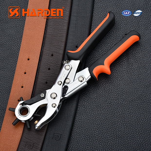 HARDEN Belt Punch Rotary Punch Pliers 10 inch Professional Model: 560710