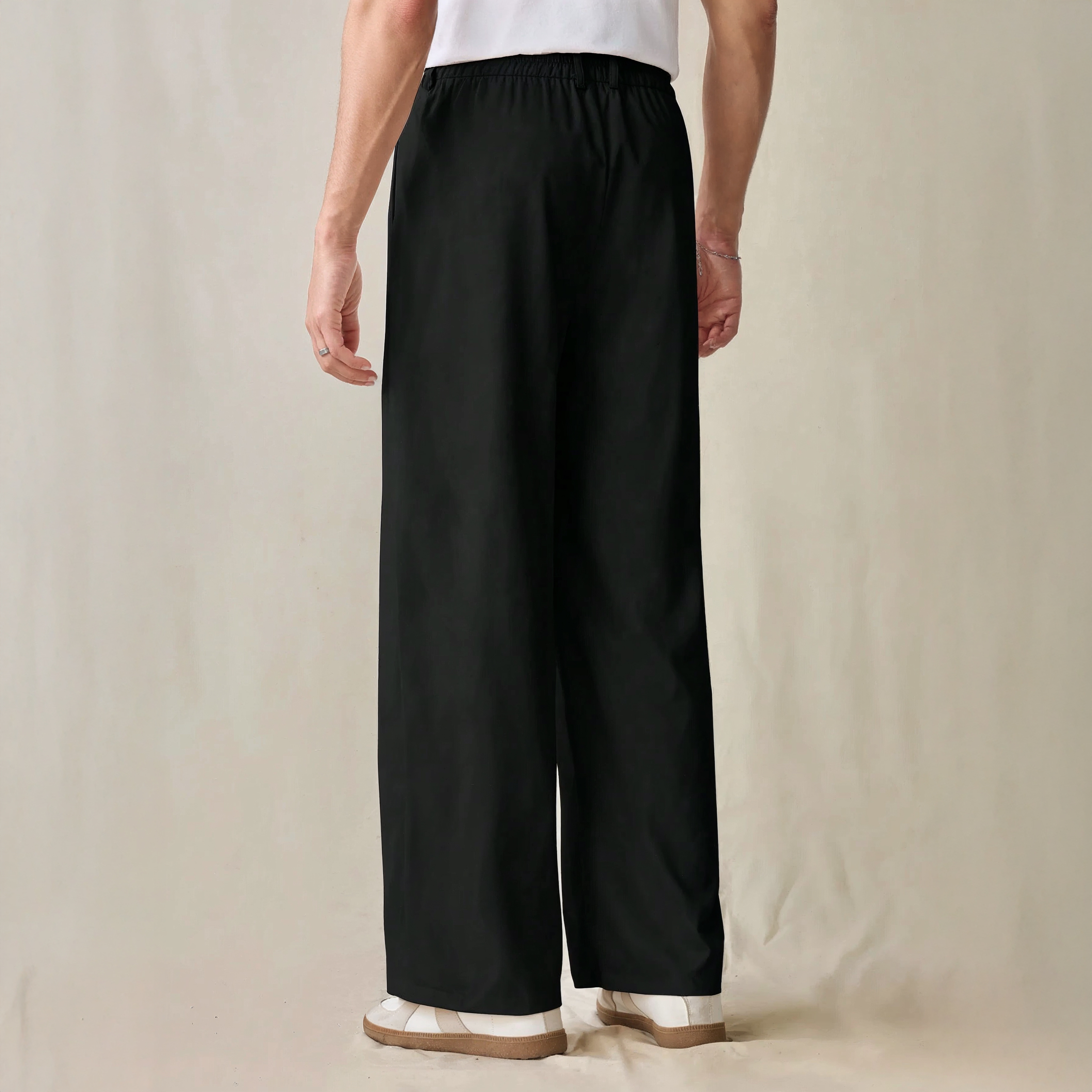 Premium Baggy Formal pant (Knight Black)_img_1